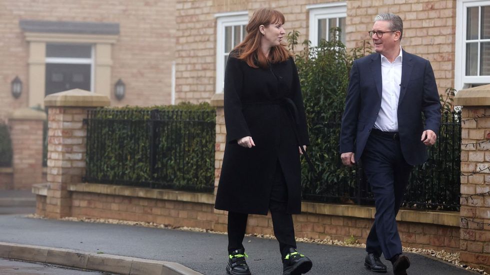 Angela Rayner and Sir Keir Starmer