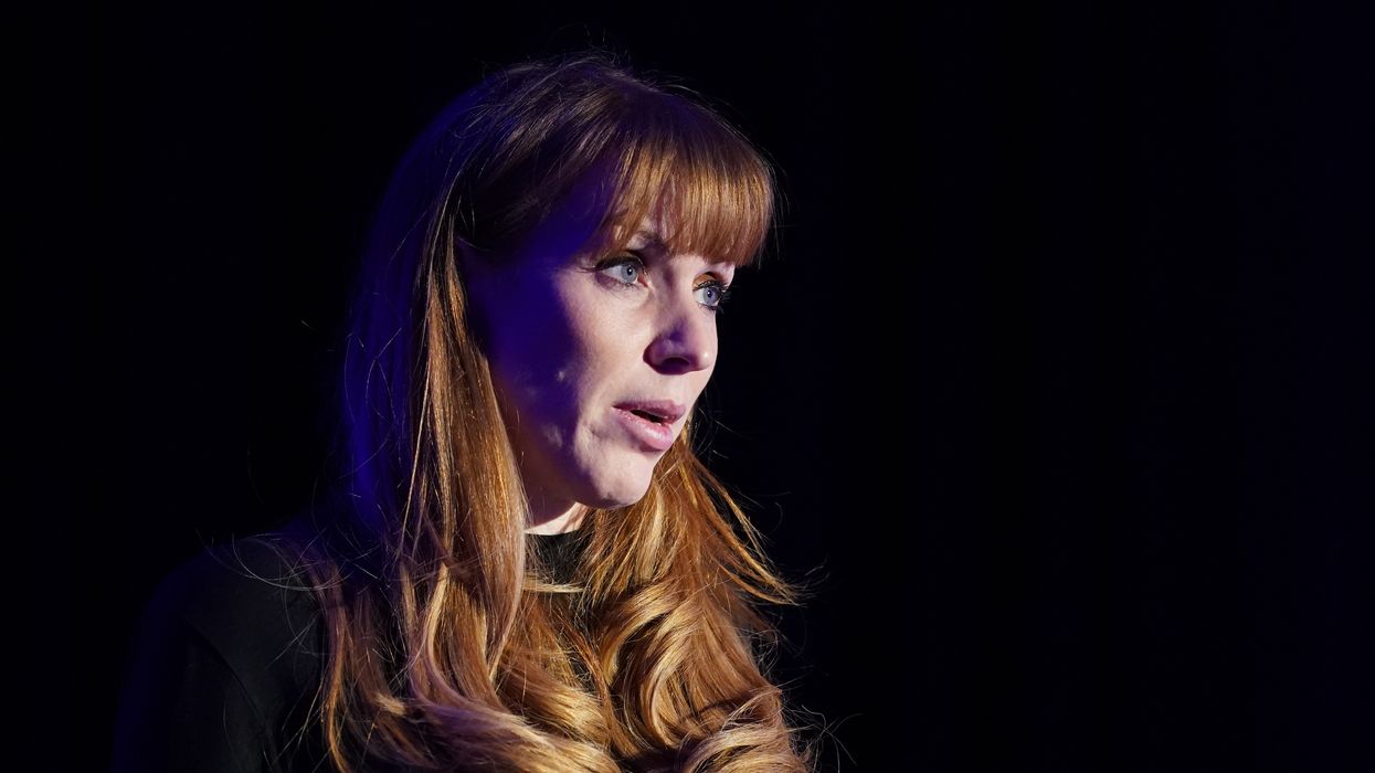 Angela Rayner giving a speech