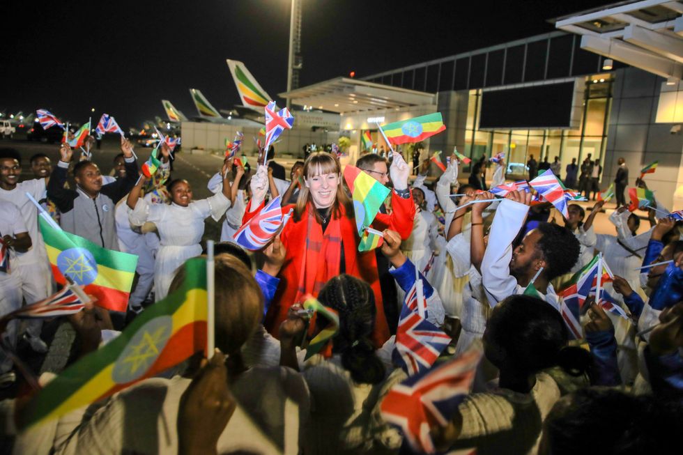 Angela Rayner in Ethiopia