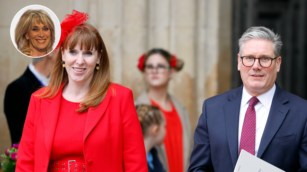 Angela Rayner (left), Keir Starmer (right)