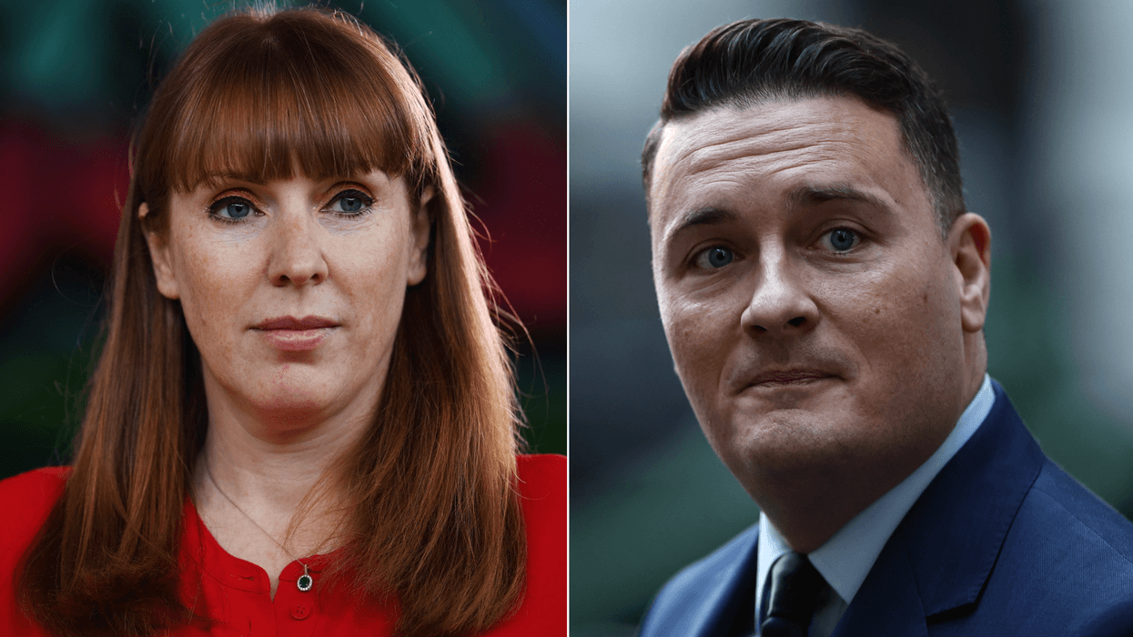 Angela Rayner (left), Wes Streeting (right)