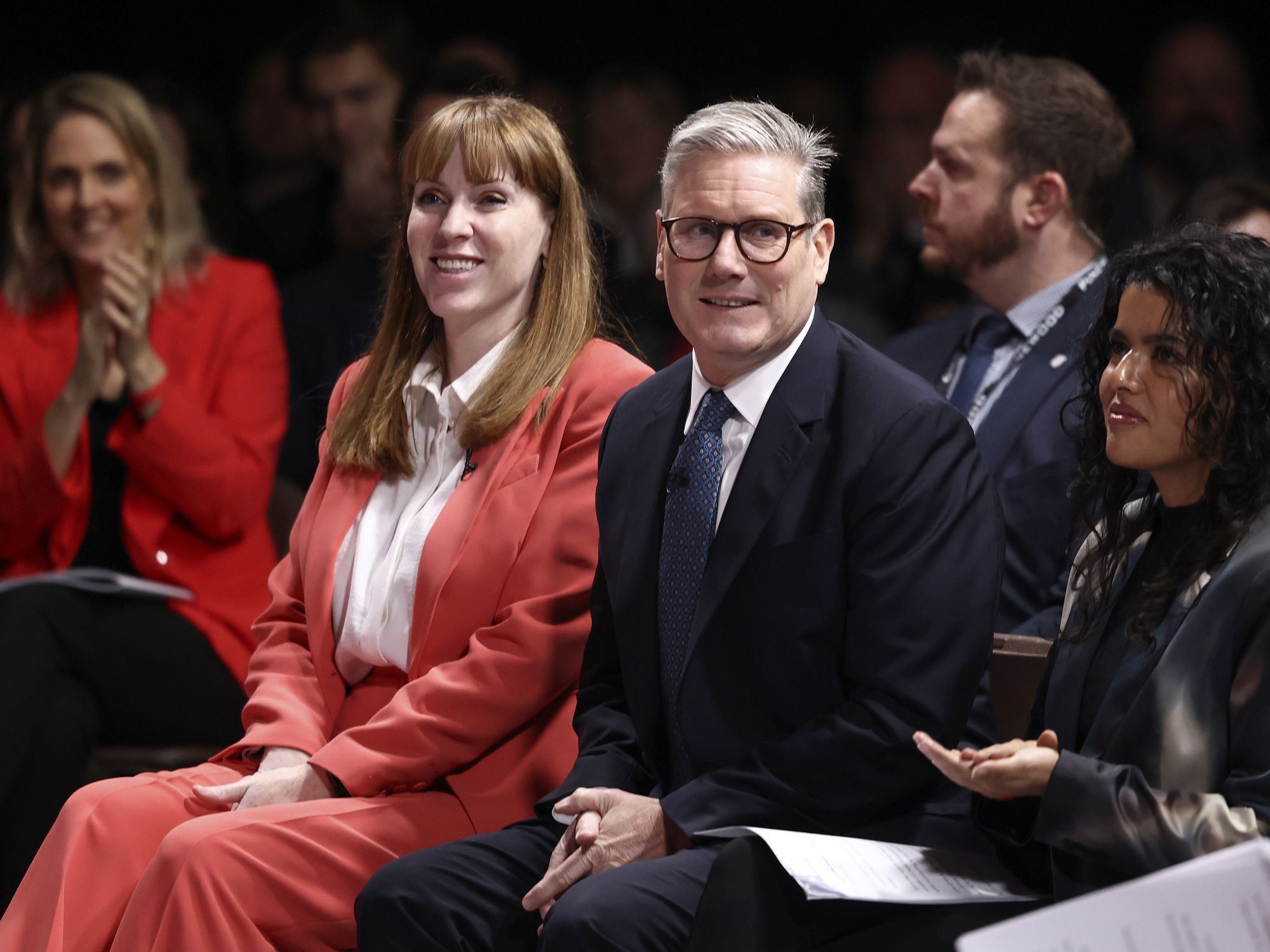 Angela Rayner (left)