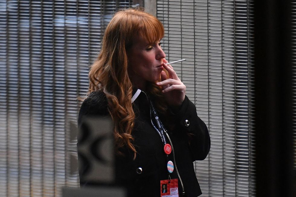 Angela Rayner, who has been photographed smoking more than once, appeared electorally vulnerable.