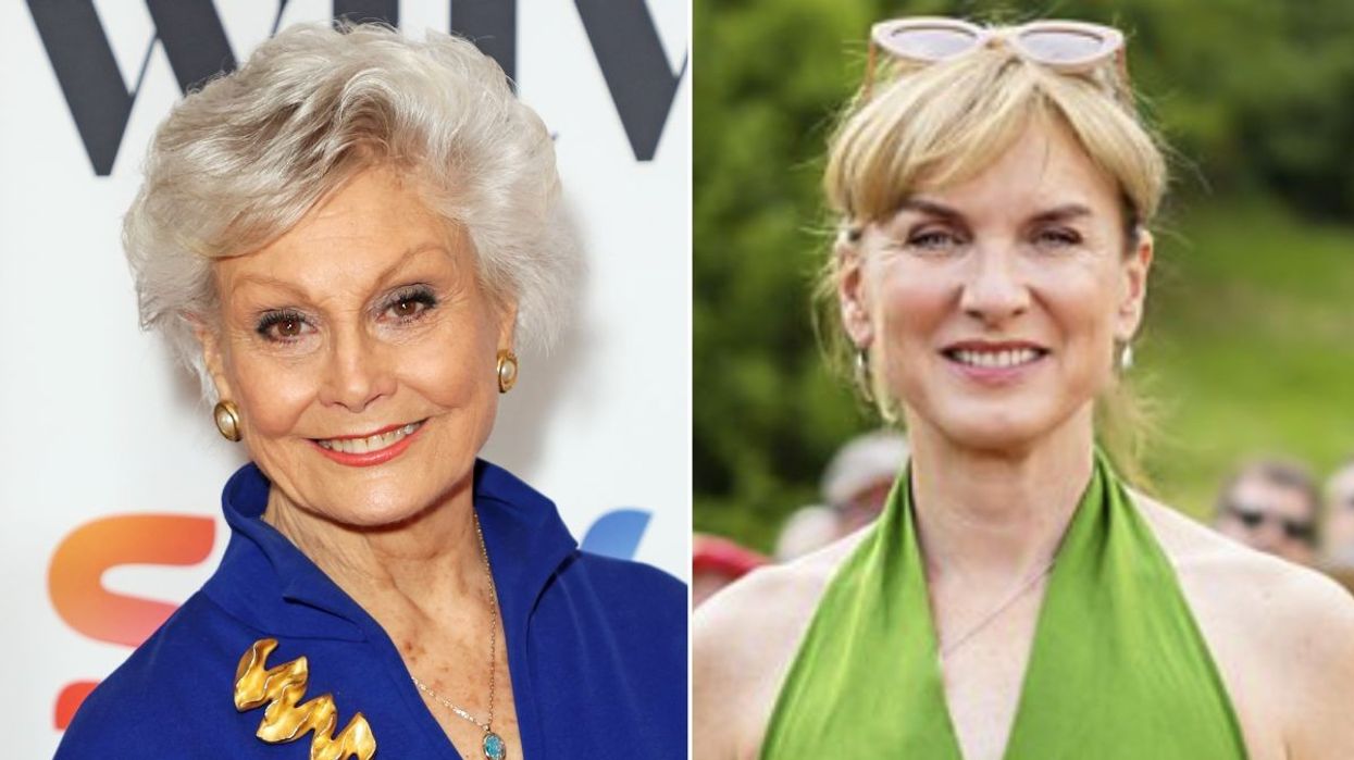 Angela Rippon and Fiona Bruce