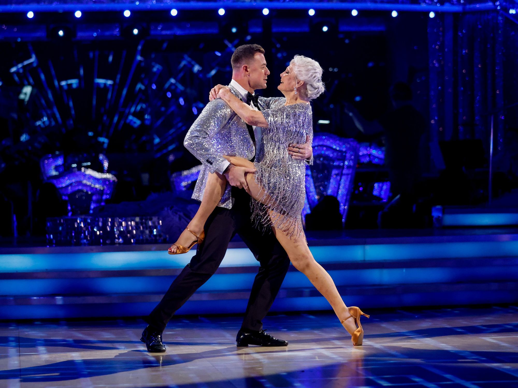 Angela Rippon and Kai Widdrington