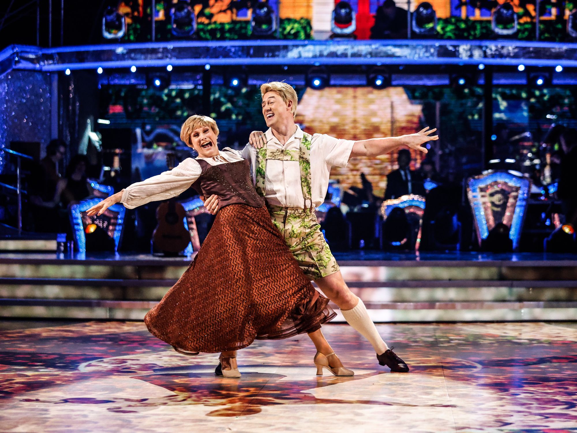 Angela Rippon and Kai Widdrington