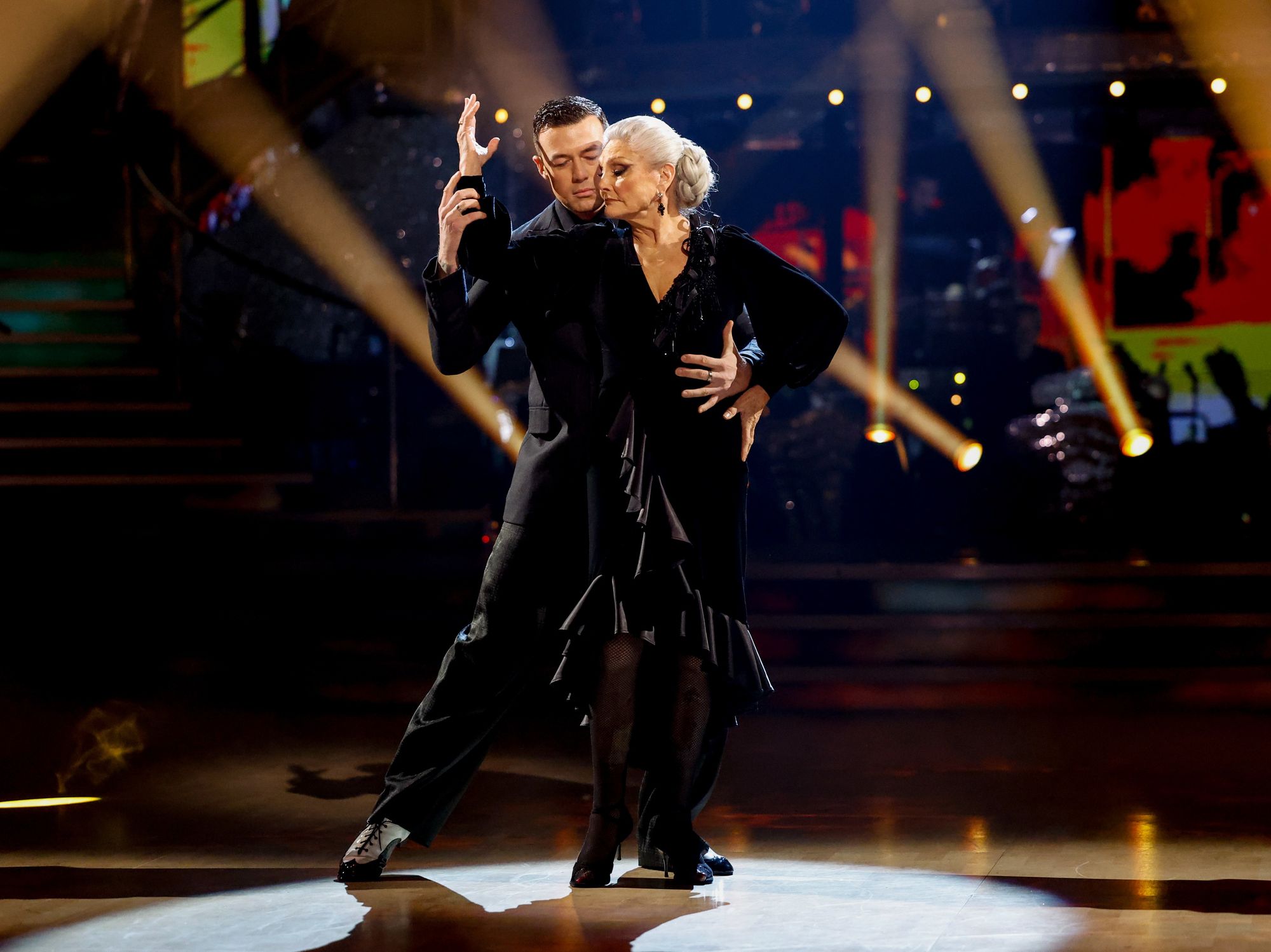 Angela Rippon and Kai Widdrington