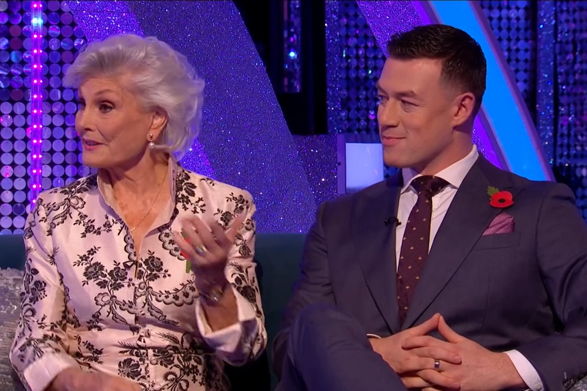 Angela Rippon and Kai Widdrington