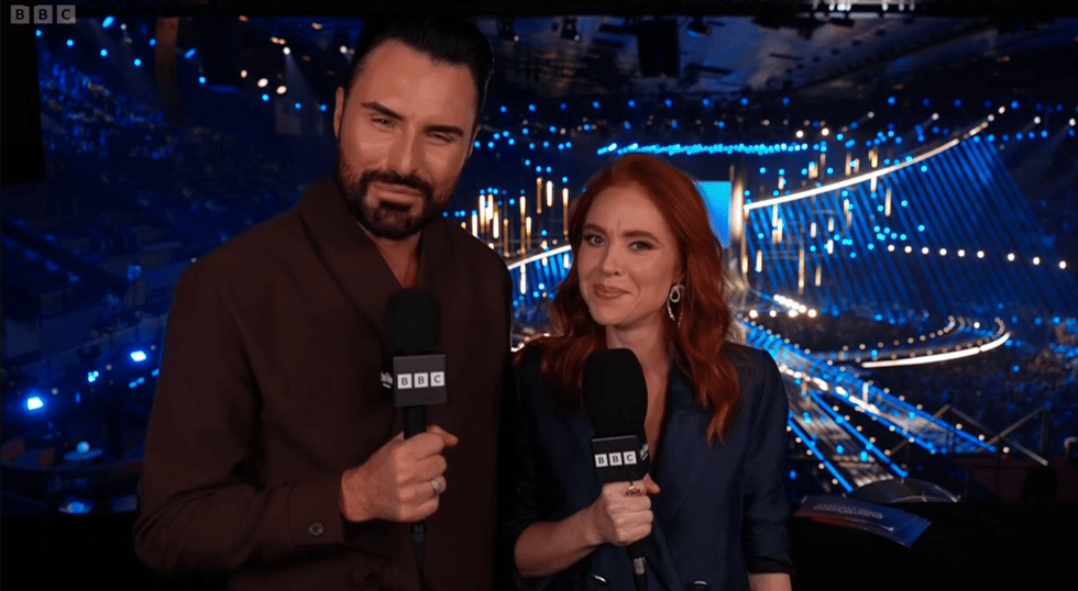 Angela Scanlon and Rylan