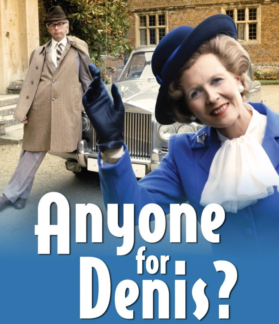 Angela Thorne on the advertisement for Anyone for Denis?