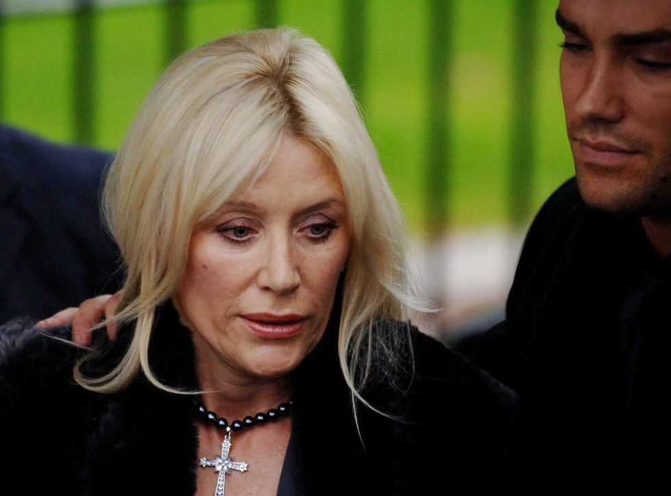 Angie and Calum Best