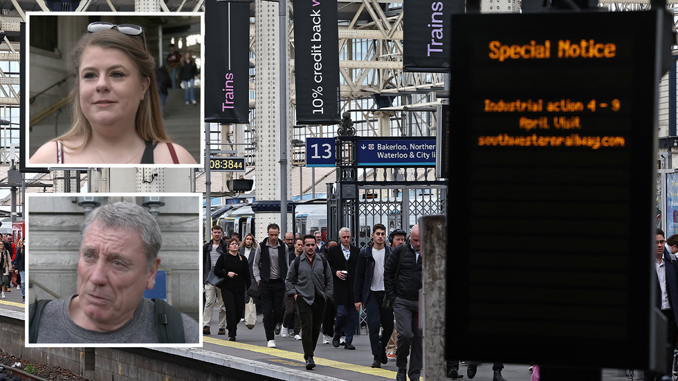 Angry Britons and a special notice for rail strikes