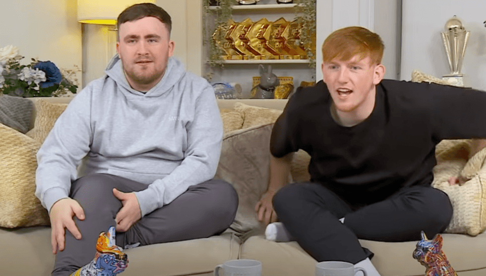 Angry Ginge and Luke Littler