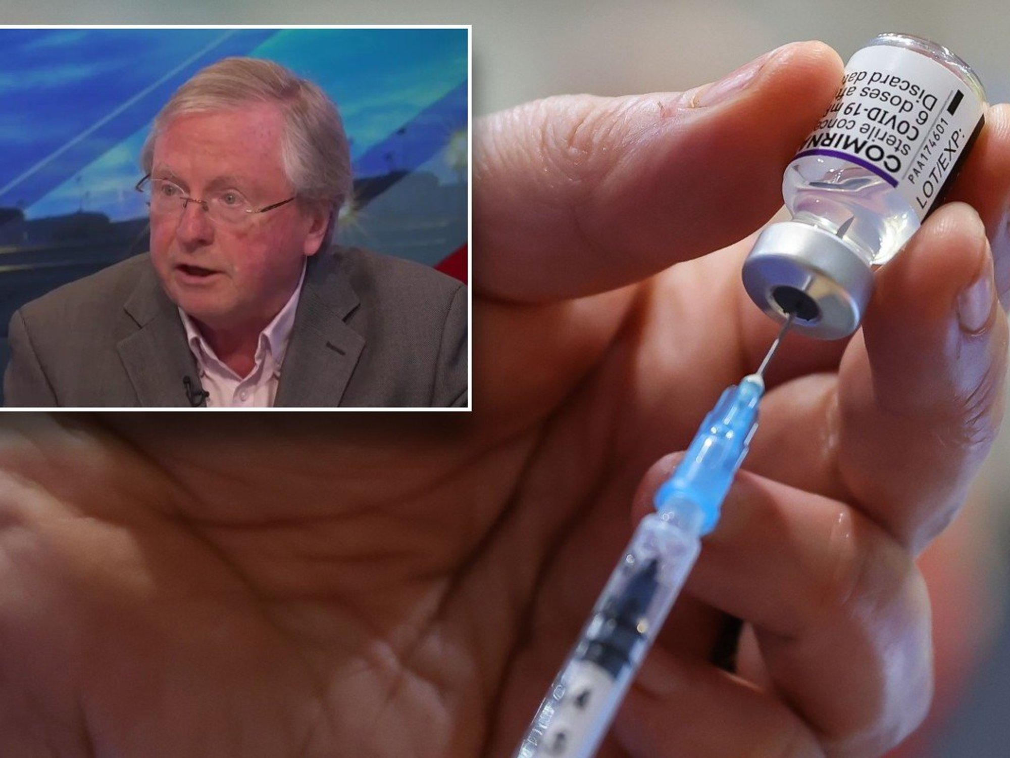 Angus Dalgleish and Covid booster