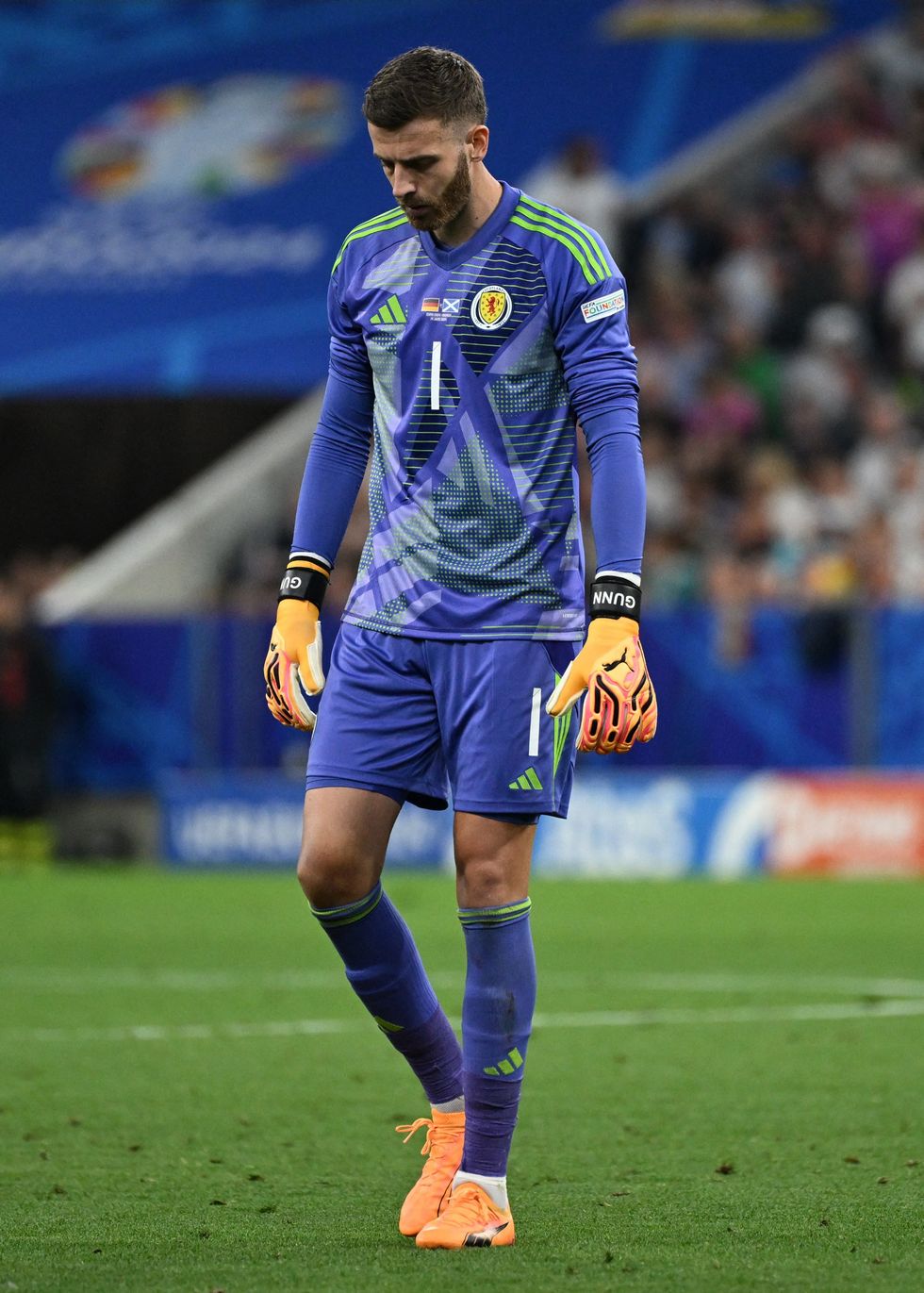 Angus Gunn would have expected to save Germany's first goal