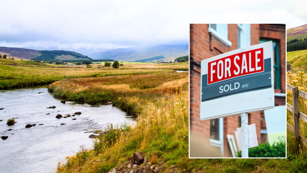 Angus Scotland / property for sale sign