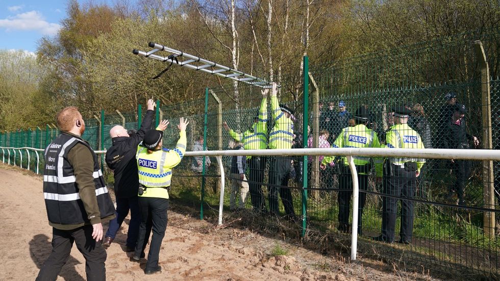 Animal Rising protest