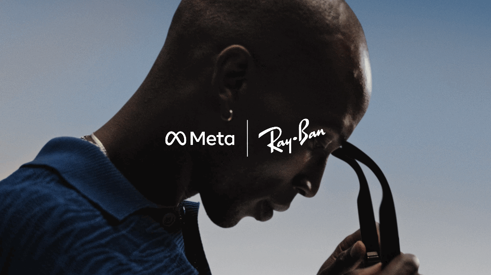 animated GIF of Meta Ray-Ban glasses
