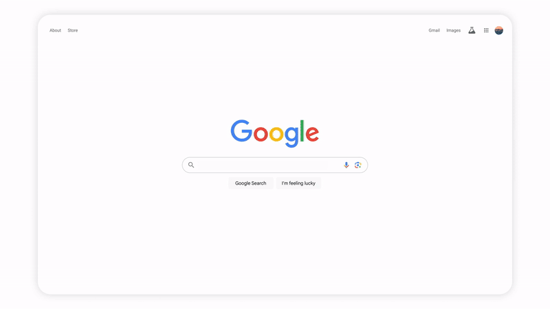 animated gif showing a google search with AI overview and someone choosing the simpler setting to limit the amount of information shown in search results