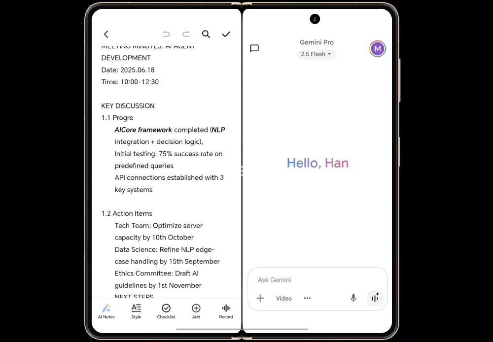 animated gif showing gemini pro at work