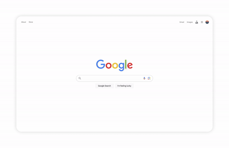 animated gif showing how AI enhanced Google search can work with the latest Gemini model