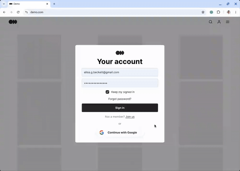 animated GIF showing how the new feature works