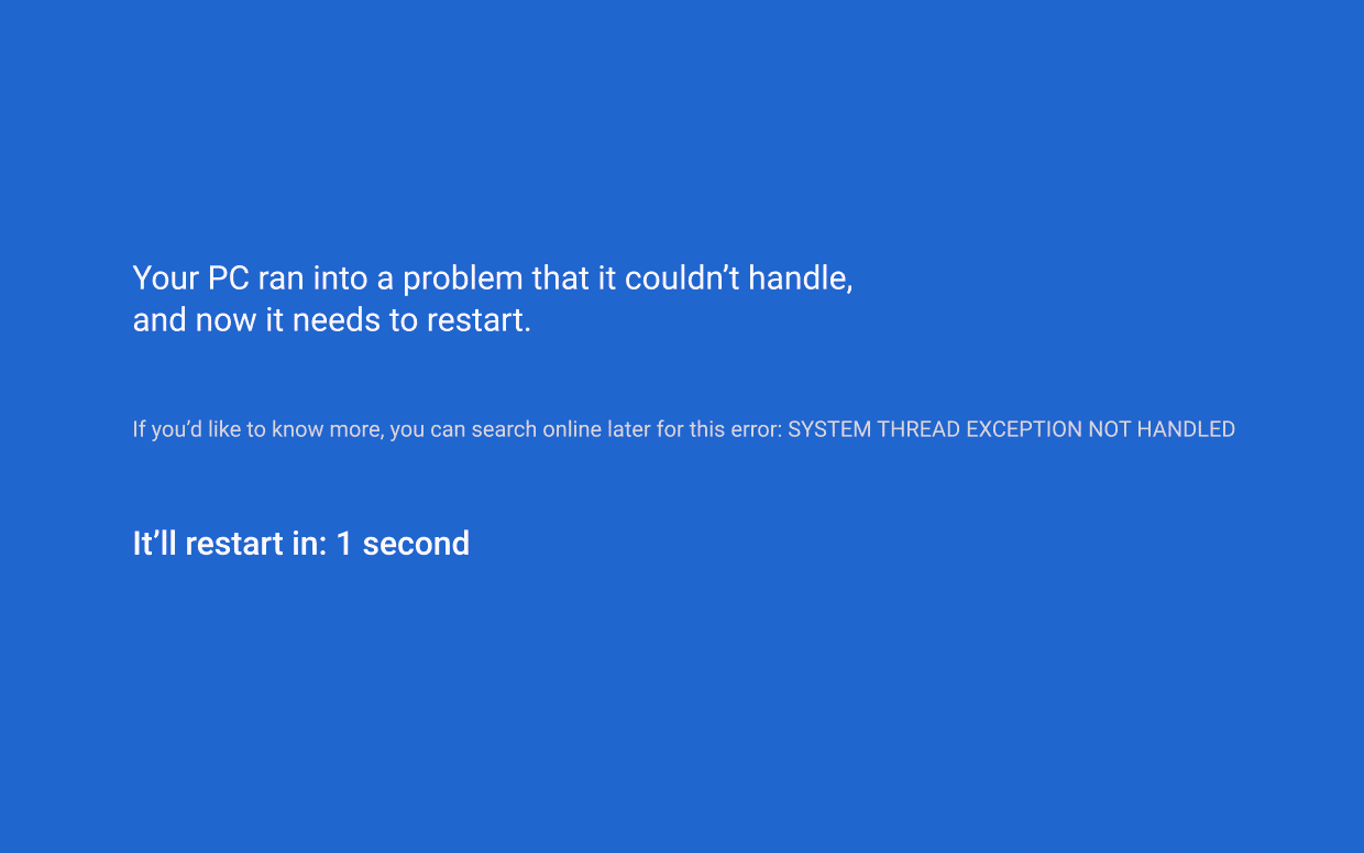 animated gif showing someone replacing a windows blue screen error with chromeos flex