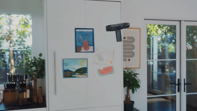 animated GIF showing the Always Home drone dlying on a designated path