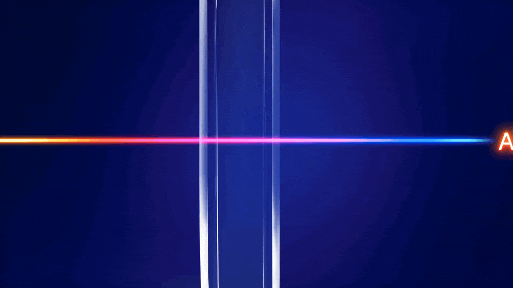 animated GIF showing the Sky Glass Gen 2 voice control feature