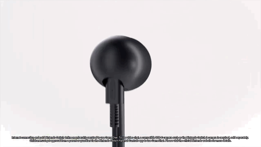 animted GIF showing the nintendo switch 2 camera accessory being used