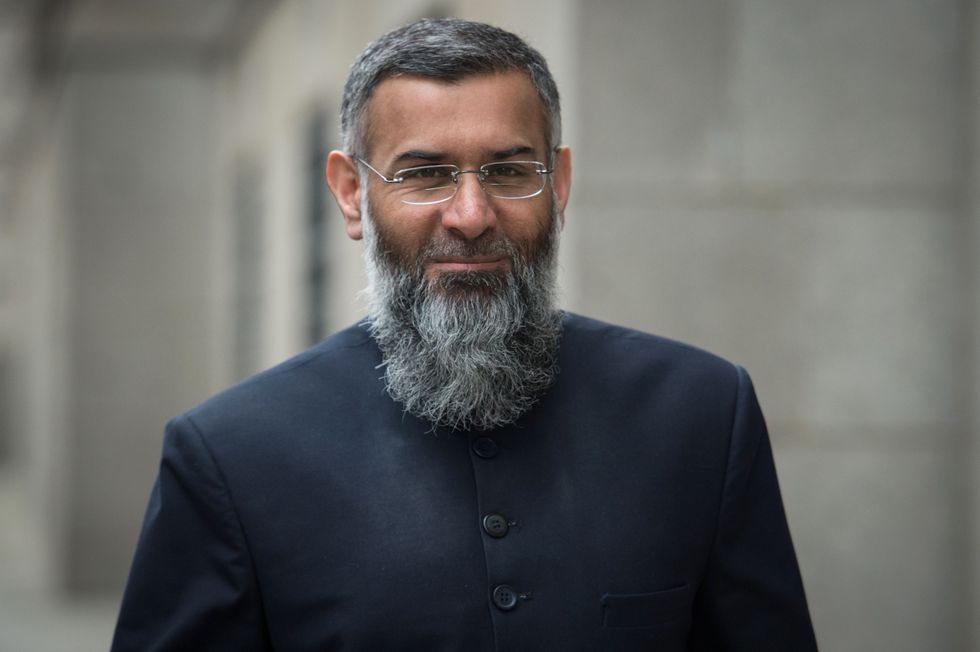 Anjem Choudary arrives at the Old Bailey in London for a hearing in 2016.