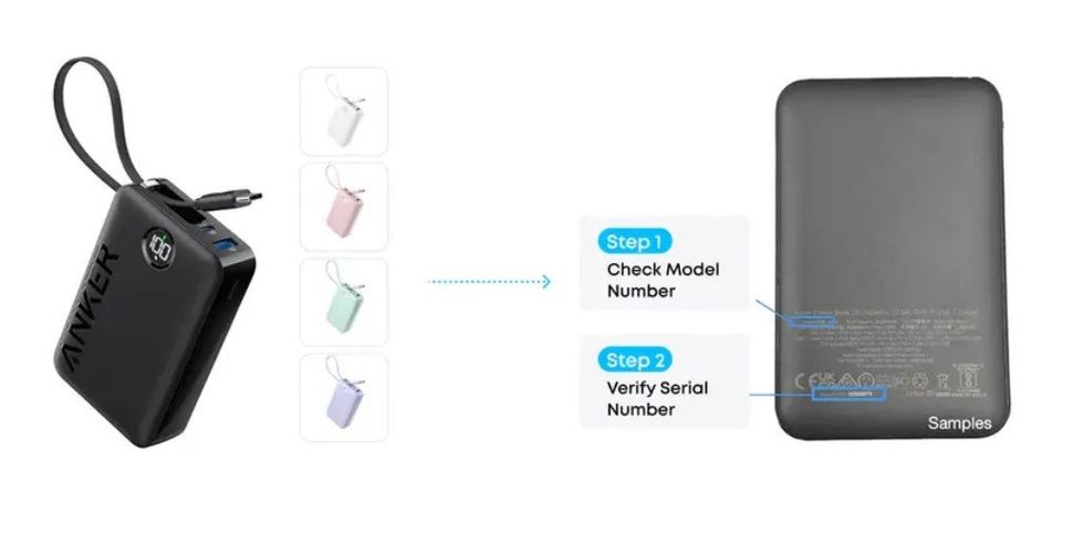 Anker Power Bank model A1647