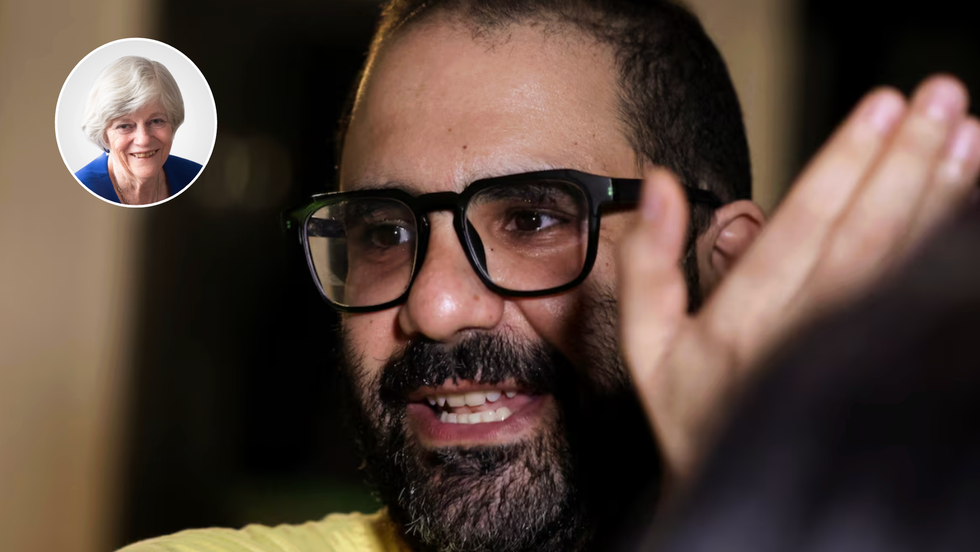 Ann Widdecomb (left), Alaa Abd El-Fattah (right)