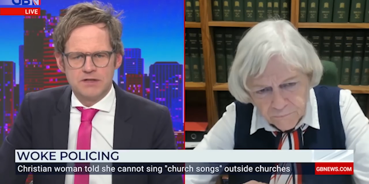 NextImg:'WHAT?!?' Ann Widdecombe SHOCKED as Police Officer says 'you are NOT ALLOWED to sing Church songs!