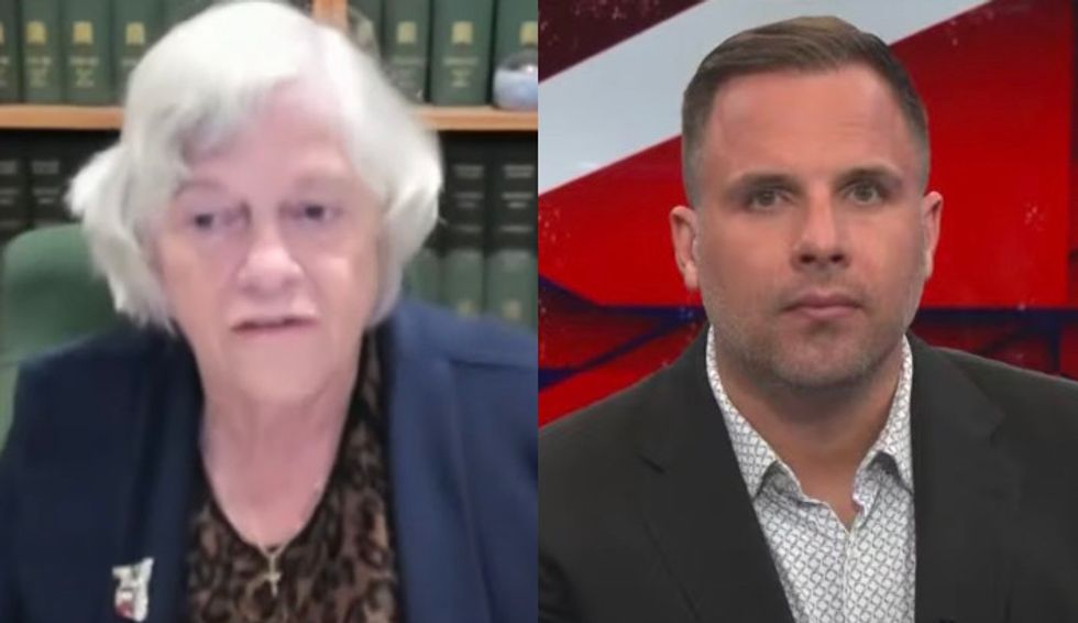 Ann Widdecombe and Dan Wootton