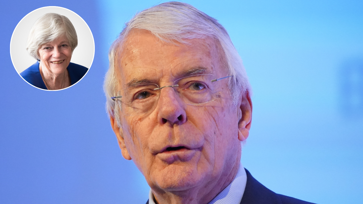 Ann Widdecombe and John Major