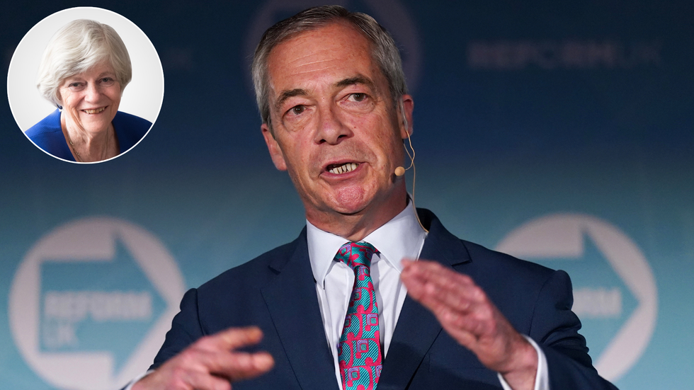 Ann Widdecombe and Nigel Farage