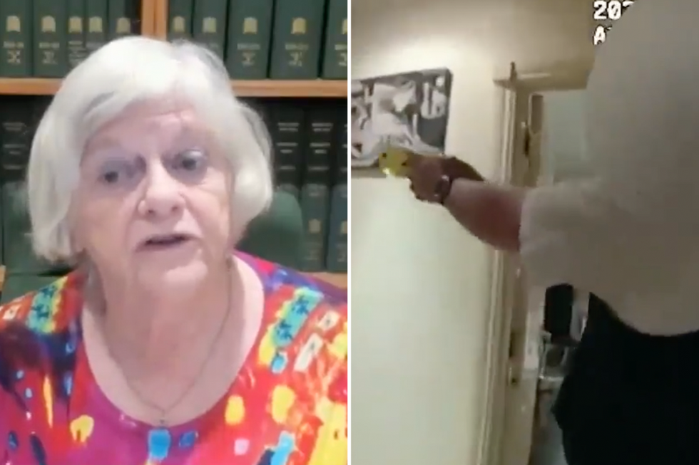 Ann Widdecombe and police