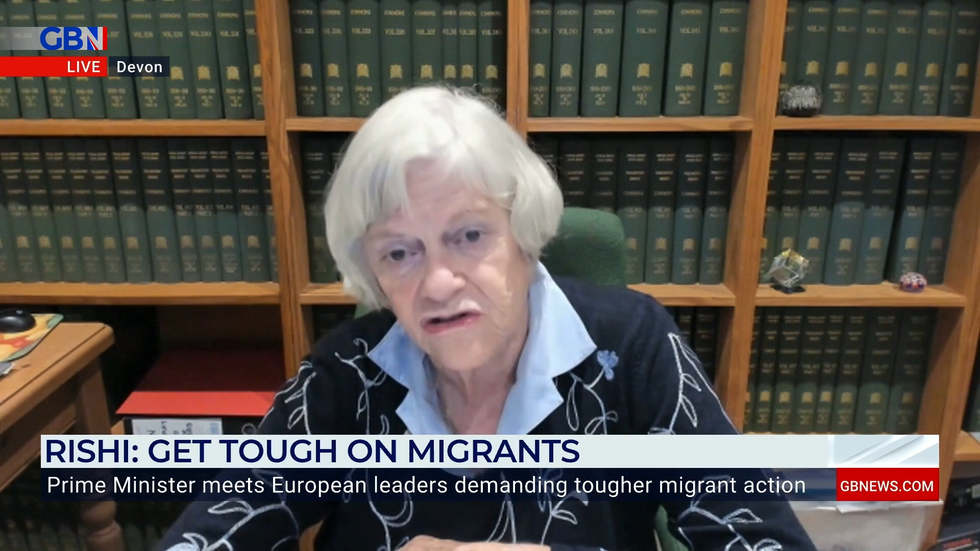 Ann Widdecombe appears on GB News