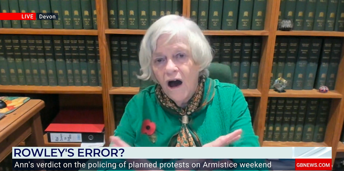 NextImg:There would be no protests this weekend if I was in charge, says Ann Widdecombe