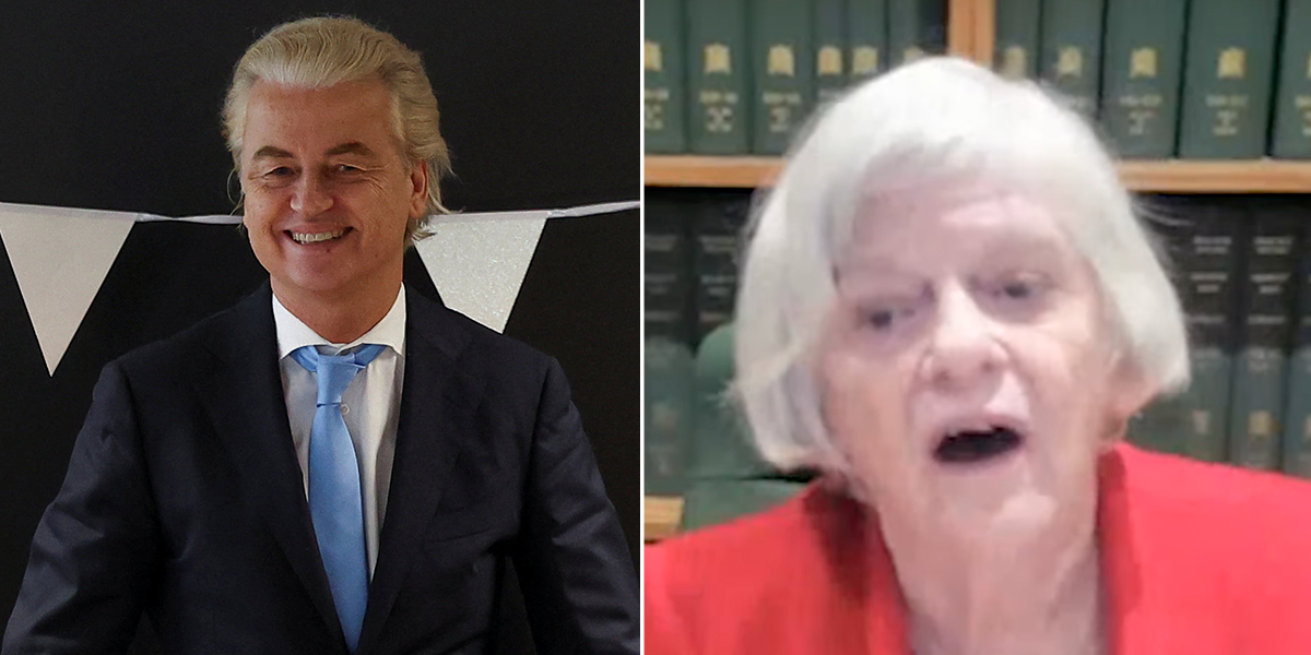 NextImg:Geert Wilders will spark 'enormous tension' with the EU, says Ann Widdecombe