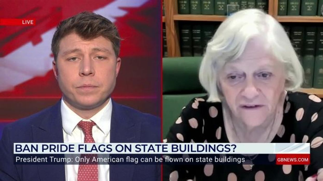 ‘We’re taught to be ashamed!’ Ann Widdecombe urges Britain to follow in US footsteps and end ‘profusion of LGBT and BLM flags’