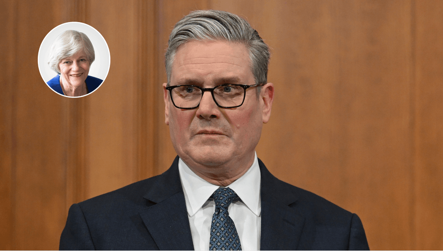 Ann Widdecombe (left), Keir Starmer (right)