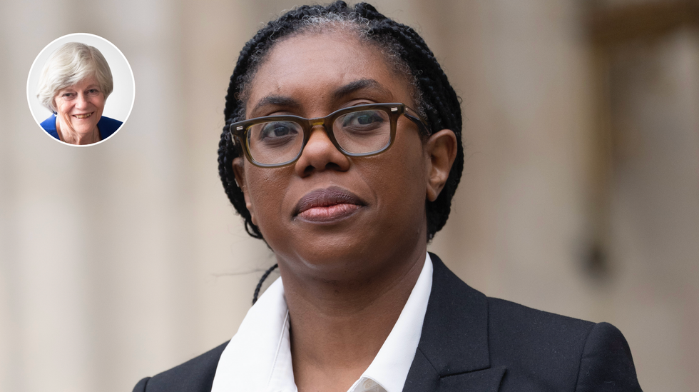 Ann Widdecombe (left), Kemi Badenoch (right)