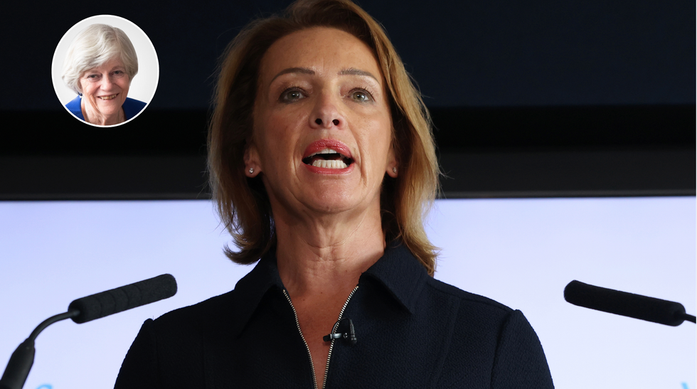 Ann Widdecombe (left), Sarah Pochin (right)