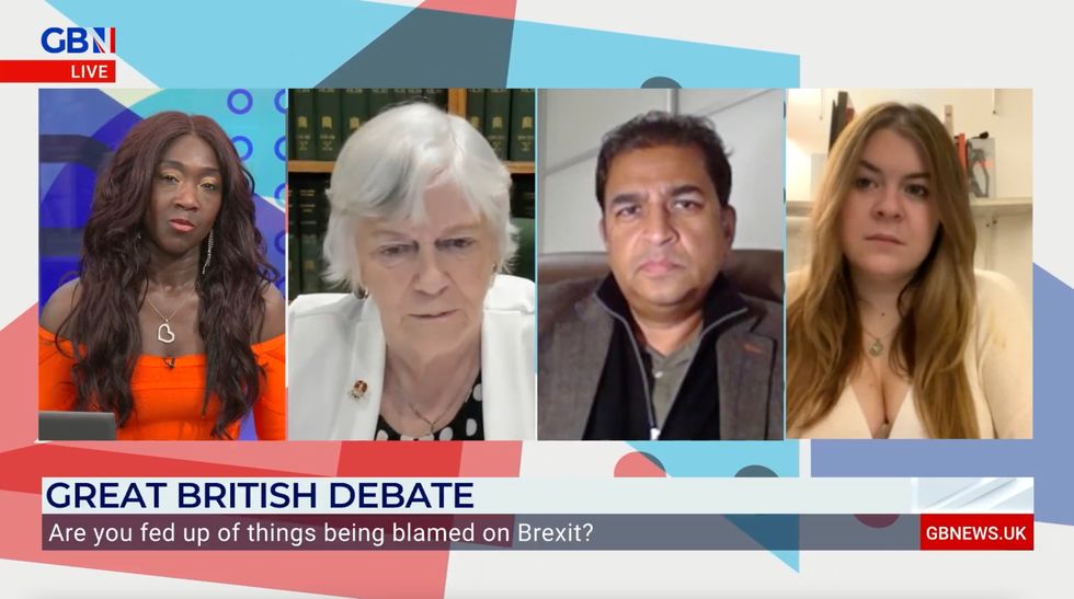 Ann Widdecombe said she was fed up of people blaming everything on Brexit.