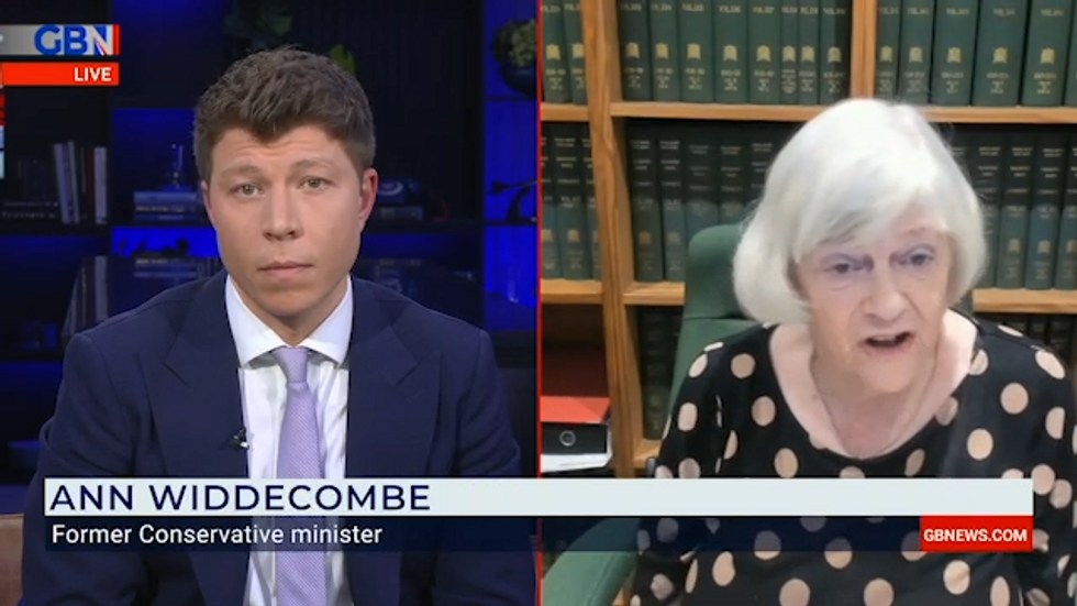 Ann Widdecombe speaks to Patrick Christys