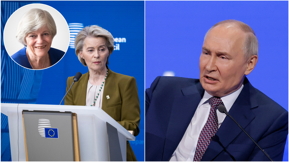 Ann Widdecombe, Ursula Von der Leyen and Vladimir Putin