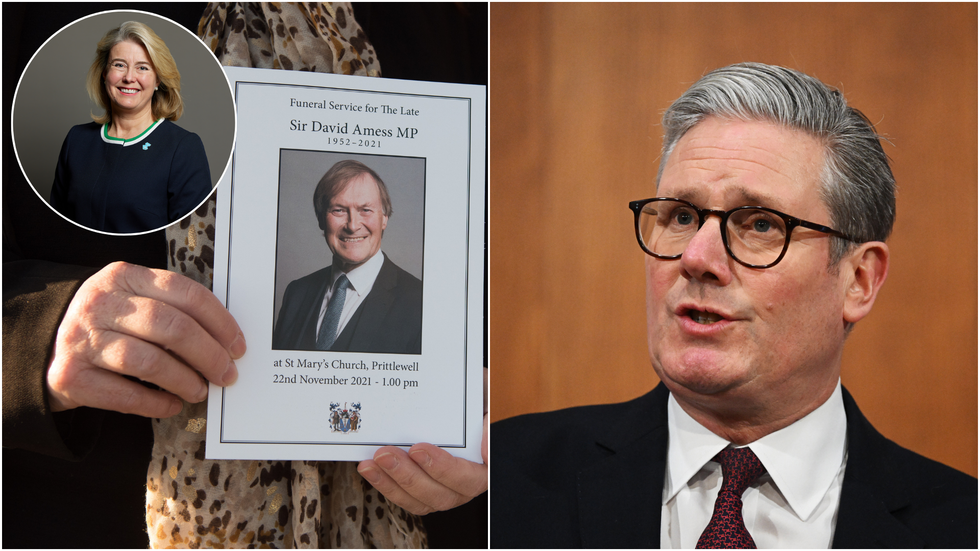 Anna Firth, Funeral service of the late Sir David Amess and Sir Keir Starmer