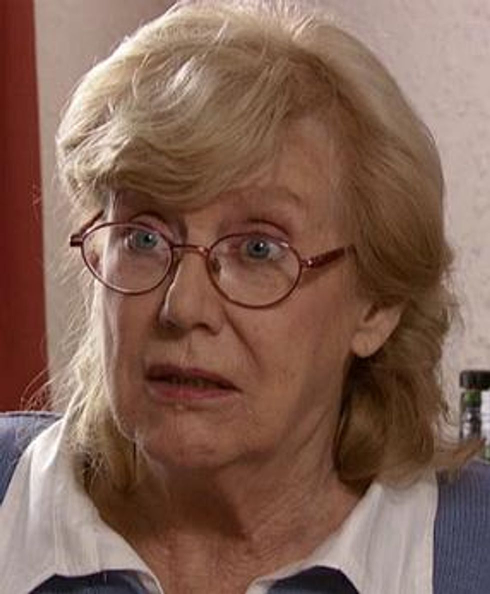 Anna Karen playing Aunt Sal in EastEnders in 2011